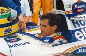 Ayrton Senna au Grand Prix de Saint-Marin (1994). © Karin Sturn