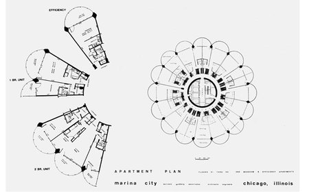 Plan d'étage de Marina City