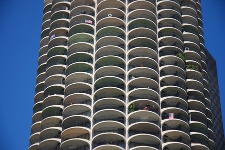 Les terrasses de Marina City © Vincent Desmonts
