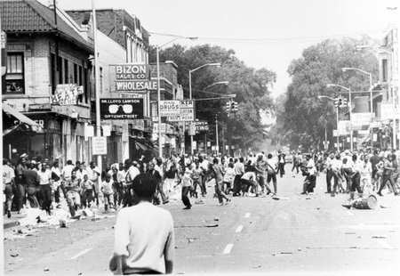 Les émeutes de 1967 (© Detroit News)