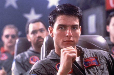 Tom Cruise, alias Maverick, dans Top Gun (© Splendor Films)