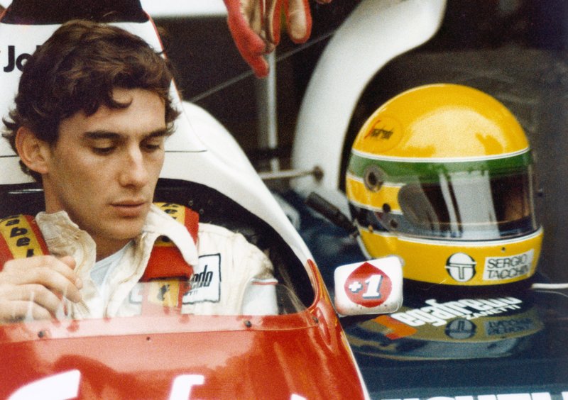 Ayrton Senna au Nürburgring, en Allemagne (1984). © Angelo Orsi