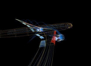 Animation 3D du Boeing 787 (image du film)