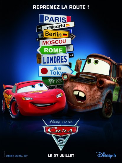 L’affiche de Cars 2