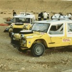 Les Méhari du Dakar 1980.