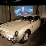 La légendaire Aston Martin DB5 apparue pour la première fois dans "Goldfinger" (1964).